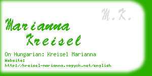 marianna kreisel business card
